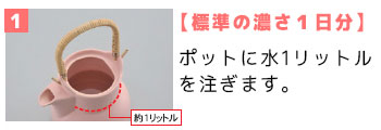 タヒボ粉末タイプの飲み方1